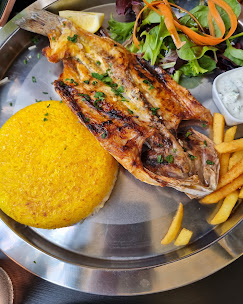 Whole Grilled Sea Bass